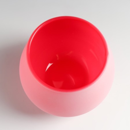 Pastel-red candlestick 10.5x11.5 cm, 760 cm-2