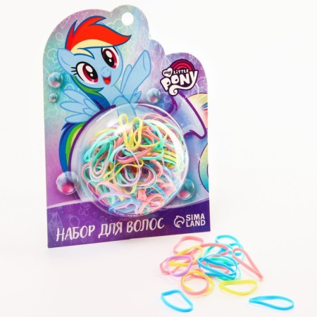 Hair elastic band, 85 pieces, My Little Pony Mix-4