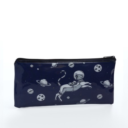 Lightning cosmetic bag, blue color-1