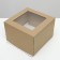 Confectionery packaging, with a window, craft, 30 x 30 x 20 cm