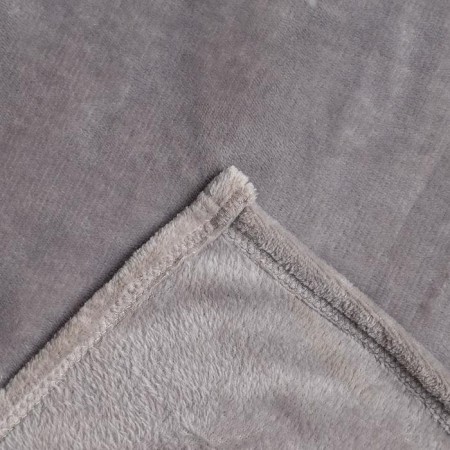 Sleeves plaid, gray color, 150x200 cm, sleeve - 27x52 cm, Aerosoft-3