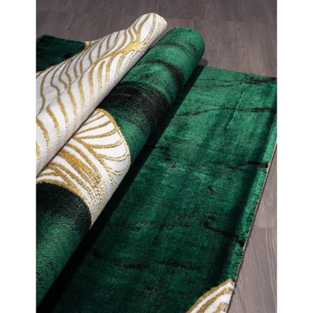 Rectangular carpet Karmen Hali Omega, size 80x150 cm, color Green/Green-1