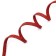 Leather leather single -layer, driven, 1.37 m x 1 cm, red