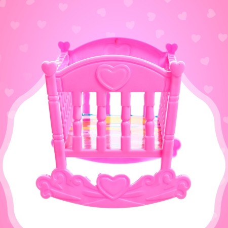 Pups "My Baby" with a bed, with accessories-7