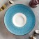 Porcelain plate for the paste Wilmax Splash, 250 ml, d = 27 cm, the color of the blue