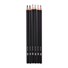 A set of pencils of chernographic 6 pieces (14v, 10V, 6V, 4V, 2B, NV)