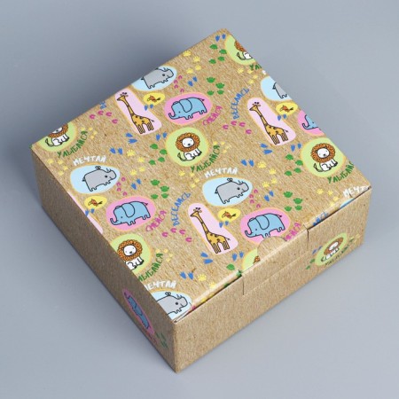 Box Gift team, packaging, "fun", 15 x 15 x 7 cm-1