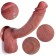 Falloimitator Oka-hips, super-realist, on suction cup, 27 x 5 cm, bodily