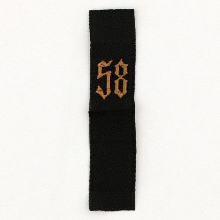 Textile strip "58", 4.6 x 1 cm-3