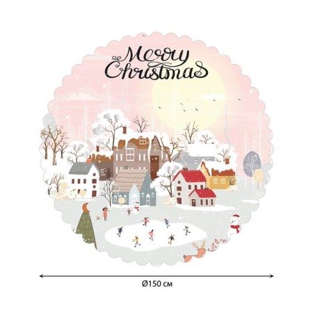 Tables on the table "Morning at Christmas", Round, Saten, D = 150 cm-1