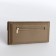 Women's wallet on the button, khaki color