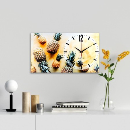 Carty clock, series: interior, "pineapple", smooth move, 35 x 60 cm