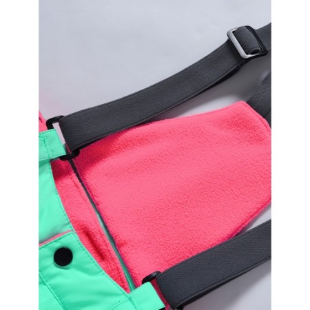 Ski costume for a girl, height 146 cm, pink color-10