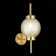 Wall lamp ST LUCE. SL1155.301.01. Marena. 1x40 W, E14, 16.5x38.8 cm, brass color