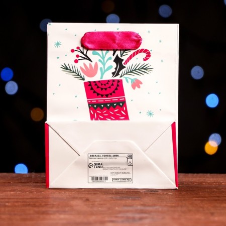 Laminated "New Year's toe" package 11.5 x 14.5 x 6 cm-1