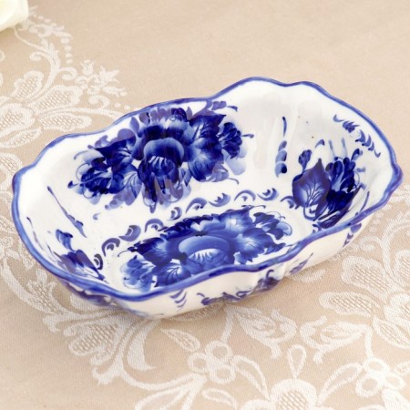 Salad "Spring", 14 × 20 × 6 cm, gzhel-8