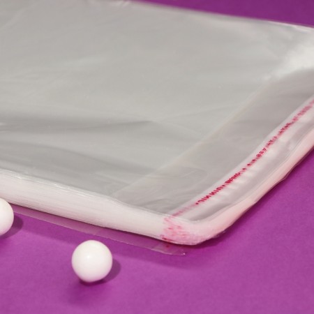 BOPP package with an adhesive valve 16 x 16/4 cm, 25 μm-5