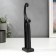 Souvenir Polystone "Black Elephant with Long legs" 24.3x5.7x4 cm
