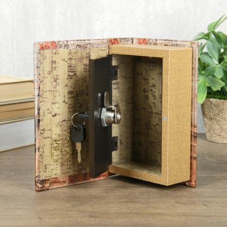 Safe Brush Tree leatherette "Triumphal arch" 17x11x5 cm-2