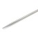 The knitting needles are circular, metal, 80 cm/3.5 mm