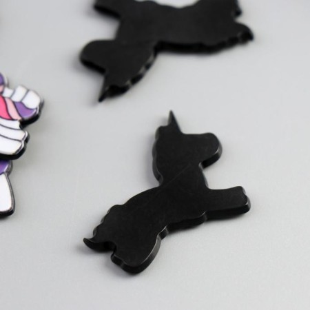 Decor for creativity plastic "Unicorn" set of 8 pcs 1.9x2.5 cm-1