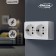 Double Luazon Lighting "SPb", 16 A, with salary, white