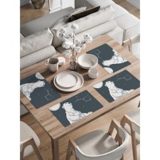 A set of napkins for setting the table 