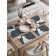 A set of napkins for setting the table "Polar bear and bear cub", rectangular, rounded edges, size 30x46 cm, 4 pcs