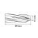 Tundra dowel, for aerated concrete, nylon, 10x60 mm, 100 pcs