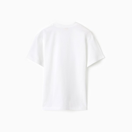 Male T-shirt Minaku, central white, rr 52-54-8