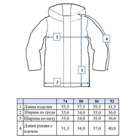 Vetrovka for boys, height 80 cm-9