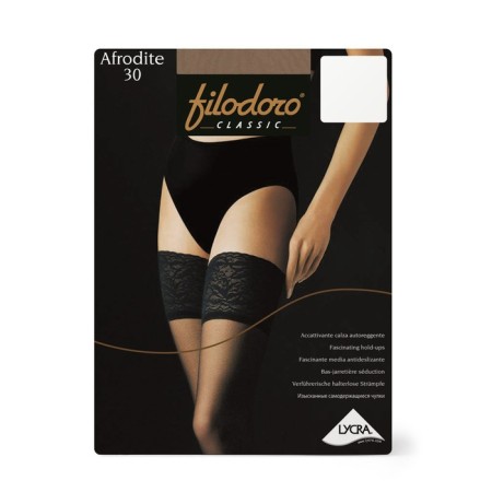 Stockings female Filodoro Afrodite Auto, 30 Den, size 2, Playa color-1