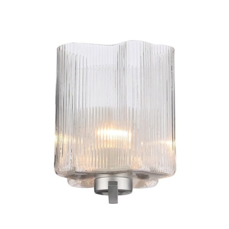 Sconces st. SL117.101.01. ONDE. 1x60 watts, E27, 15x18 cm, silver color-5