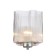 Sconces st. SL117.101.01. ONDE. 1x60 watts, E27, 15x18 cm, silver color