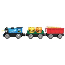 Model train, on batteries