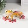 Polystone souvenir "Yellow-red hexcon" 13x10.5x6 cm