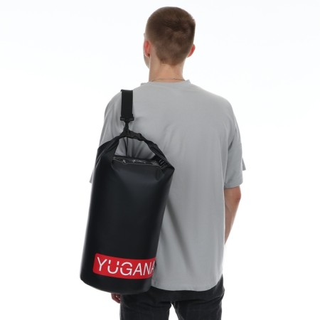 Yugana hairshome, PVC, waterproof 15 liters, one belt, black-12
