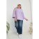 Female trousers, size 56, dark blue color