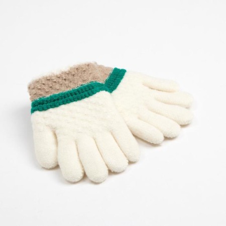 Children's gloves minku colored, col. Milk, 15 rr (15 cm)
