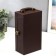 Casket Wood, leatherette for 2 bottles "Twisted cage" 4 items 34.5x19.5x12 cm