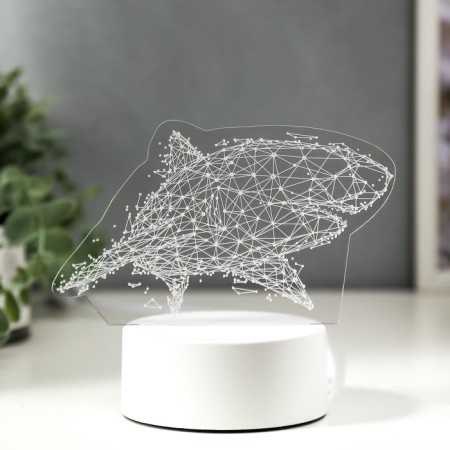 Lamp "Big Shark" Led RGB from the network 9.5x16x14 cm Risalux-3