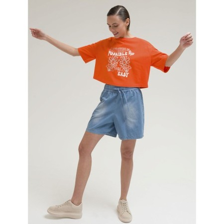 Top female, size 50, orange color-4