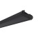 Aluminum profile Apeyron, 22x6 mm, built -in, 2 m, black distorter, accessories