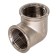 STM square, 2 ", internal thread, nickel -plated brass