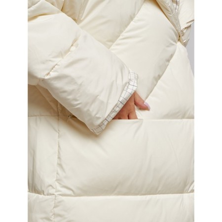 Coat insulated winter female, size 44, color light-beige-11