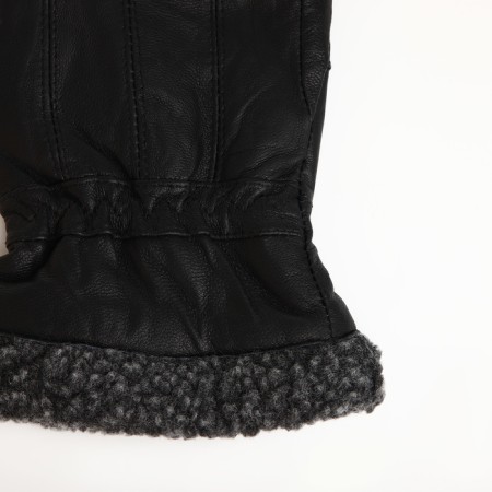 Male gloves, size XXXL, with insulation, black color-2