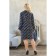 Female dress, size 54, blue, white color