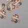 Decor for creativity metal, enamel "cat in a cup" 2.3x2.3 cm