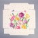 Gift folding box, packaging, "flowers", 26 x 26 x 8 cm