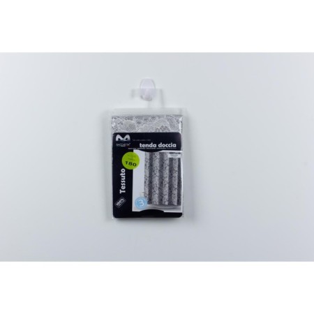 Dantelle bathroom curtains, 180 x 200 cm, gray color-6